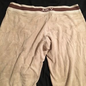 LG Tan Juicy Couture Velour Pants